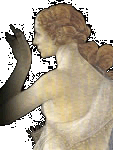Detail, Primavera, c 1482, Grease tempera on wood.  Ufizzi Gallery Florence